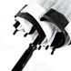 Парасолька-тростина жіноча Fulton Birdcage-1 L041 Black White (Черно-белый) L041-015865 фото галерея 9