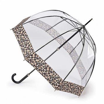 Фотографія Парасолька-тростина жіноча Fulton L866 Birdcage-2 Luxe Natural Leopard (Леопард) L866-037775 - купити L866-037775 за 2 200 грн