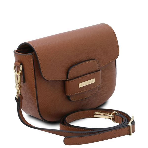 Фотографія TL Bag - шкіряна сумка для плечей TL142249 COGNAC TL142249 - купити 2249_1_6 за 4 162 грн