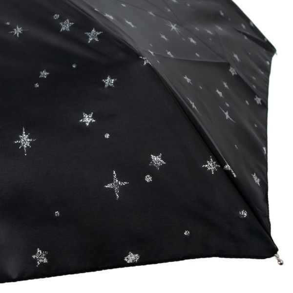 Фотографія Парасолька жіноча Fulton L501-041086 Tiny-2 Glitter Stars Black (Блиск зірок) L501-041086 - купити 92871 за 1 550 грн