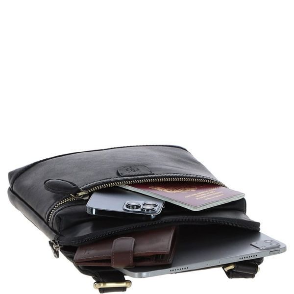 Фотографія Сумка чоловіча Ashwood T71 (Black) T71 BLK - купити 93121 за 3 600 грн