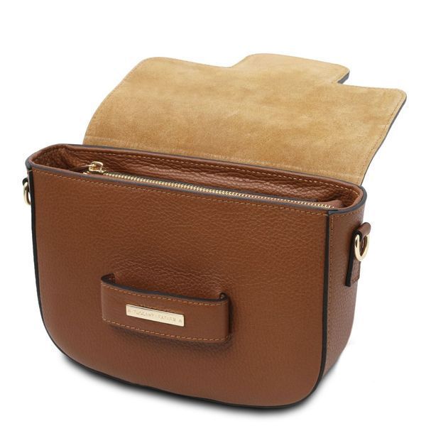 Фотографія TL Bag - шкіряна сумка для плечей TL142249 COGNAC TL142249 - купити 2249_1_6 за 4 162 грн