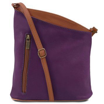 Фотографія TL Bag - Міні -менекс сумка над плечем м'якої шкіри TL141111 Фіолетова TL141111 - купити 1111_1_59 за 2 040 грн