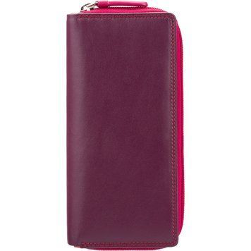 Фотографія Гаманець жіночий Visconti RB55 Honolulu c RFID (Plum Multi) RB55 PLUM M - купити RB55 PLUM M за 2 480 грн