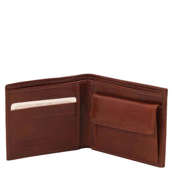 Ексклюзивний шкіряний гаманець для чоловіків з монетами TL140761. TL140761 фото