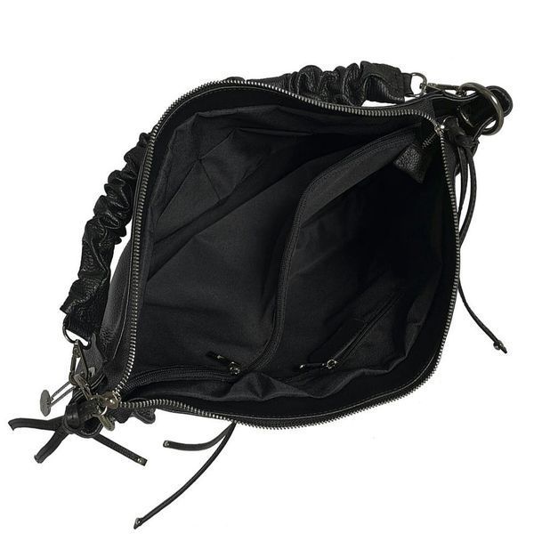 Фотографія Сумка жіноча шкіряна Borsa CA020-06BK чорна BorsaCA02006BKnero - купити 84576 за 12 204 грн