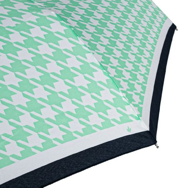 Фотографія Парасолька жіноча Fulton L354-040898 Minilite-2 Minty Houndstooth (М'ятний) L354-040898 - купити 92771 за 1 590 грн