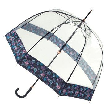 Фотографія Парасолька-тростина жіноча Fulton Birdcage-2 Luxe L866 Luminous Floral (Светящиеся цветы) L866-034507 - купити 92313 за 2 200 грн