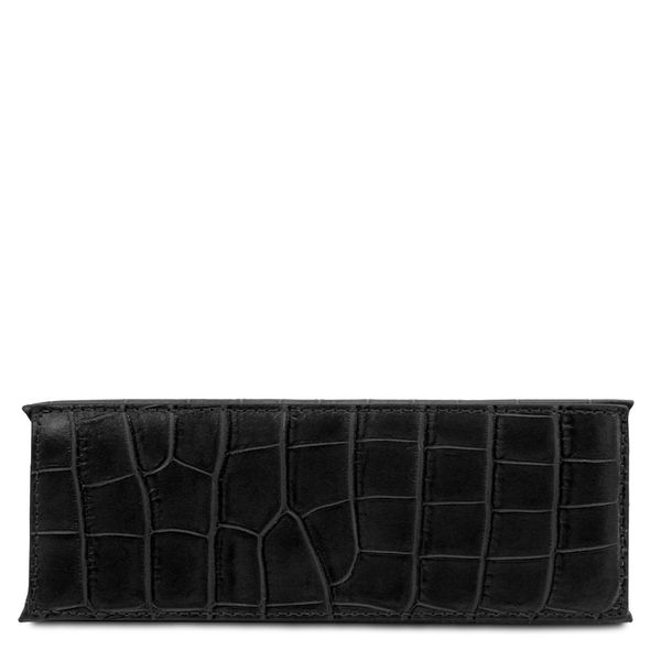 Afrodite - шкіряна сумочка з друком Croc Tl142300 Чорний TL142300 фото