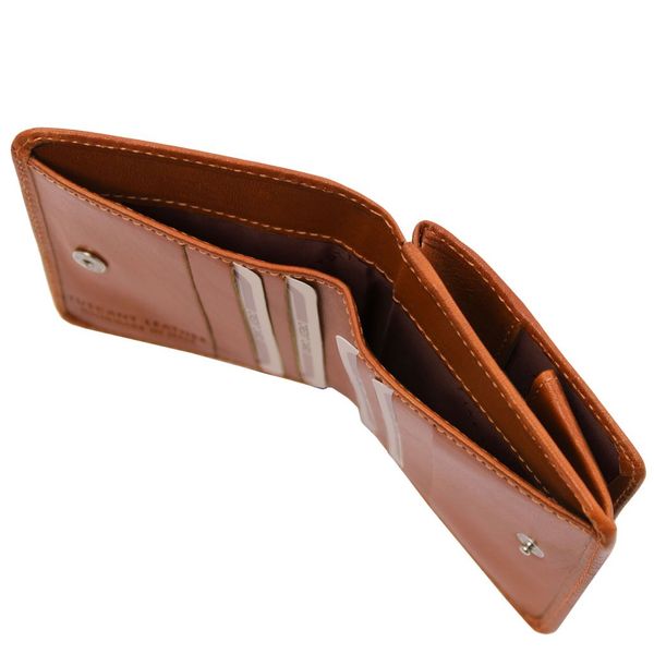 Ексклюзивний шкіряний гаманець з монетою кишенькову TL142059 Мед TL142059 фото