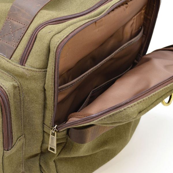 Дорожня сумка з парусини і кінської шкіри RH-5915-4lx бренду TARWA RH-5915-4lx фото