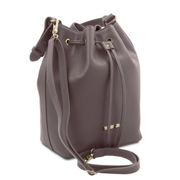 Фотографія TL Bag - шкіряна сумка відро (баклет) TL142311 Сірий TL142311 - купити 2311_1_114 за 4 896 грн