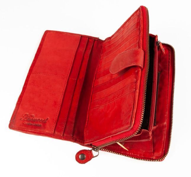 Фотографія Вінтажний гаманець жіночий Ashwood D84 RED D84 RED - купити 92528 за 3 200 грн