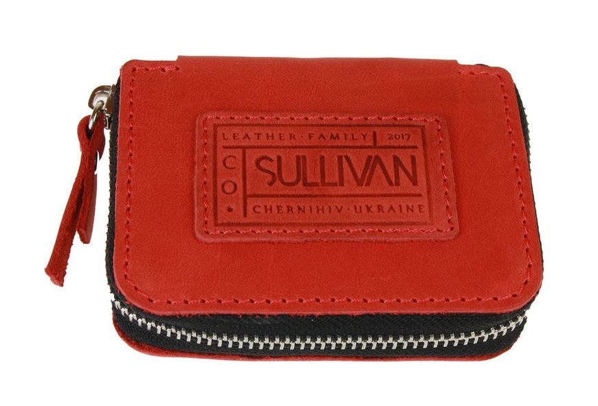 Ключниця шкіряна сумочка для ключів SULLIVAN 12221(6) червона 12221(6) фото
