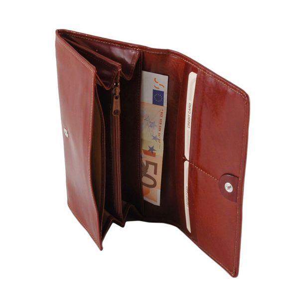 Ексклюзивний шкіряний гаманець для жінок tl140787 коричневий TL140787 фото