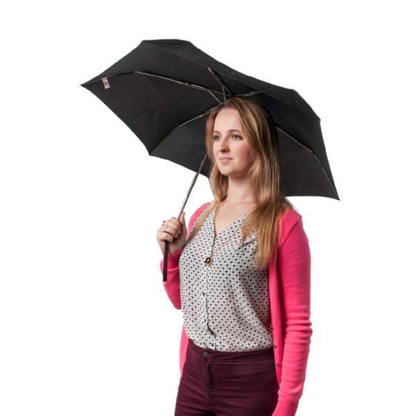 Фотографія Парасолька Fulton Miniflat-1 L339 Black (Чорний) L339-000076 - купити 92210 за 1 150 грн