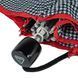 Парасолька жіноча Fulton L354-041154 Minilite-2 Houndstooth Red Border (Червона смуга) L354-041154 фото галерея 9