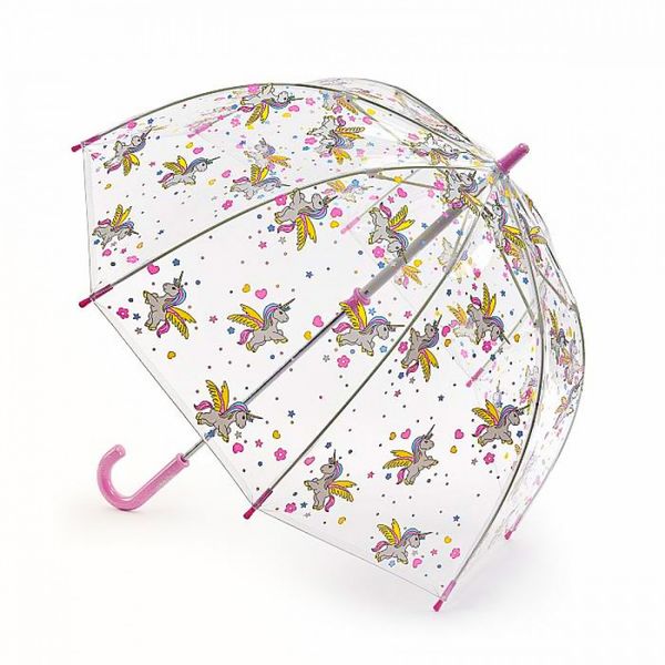 Парасолька-тростина дитяча Fulton Funbrella-4 C605-039090 Bella The Unicorn (Единорожки) C605-039090 фото