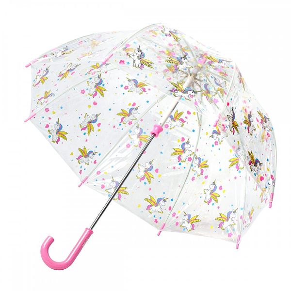 Парасолька-тростина дитяча Fulton Funbrella-4 C605-039090 Bella The Unicorn (Единорожки) C605-039090 фото