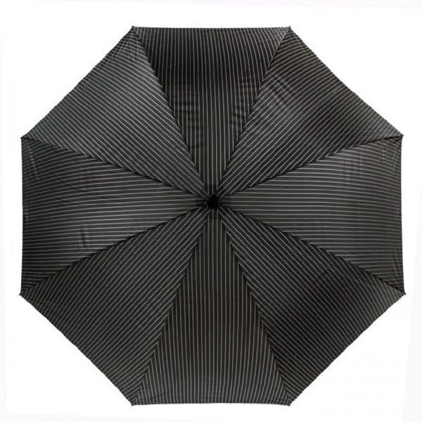 Фотографія Парасолька чоловіча Fulton G451-019207 Knightsbridge-2 City Stripe Black/Steel G451-019207 - купити 92245 за 2 240 грн