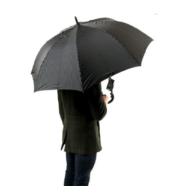 Фотографія Парасолька чоловіча Fulton G451-019207 Knightsbridge-2 City Stripe Black/Steel G451-019207 - купити 92245 за 2 240 грн
