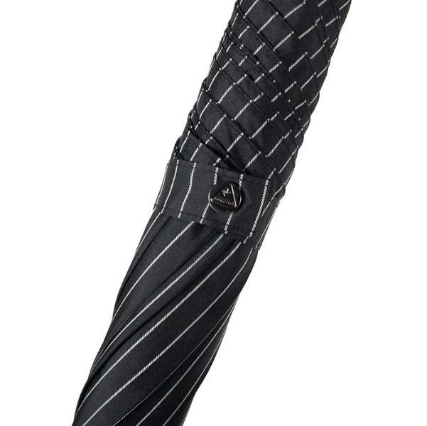Фотографія Парасолька чоловіча Fulton G451-019207 Knightsbridge-2 City Stripe Black/Steel G451-019207 - купити 92245 за 2 240 грн