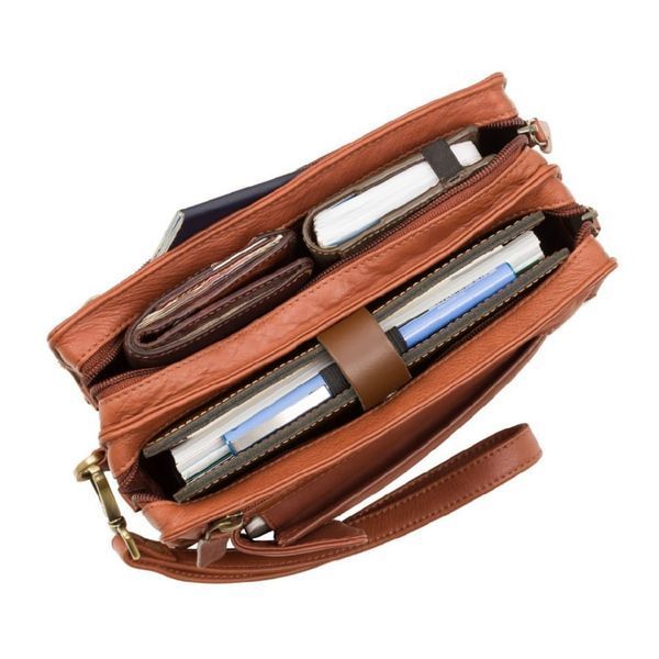 Фотографія Барсетка чоловіча Visconti 18233 Wrist Bag (Brown) 18233 BRN - купити 91958 за 3 900 грн