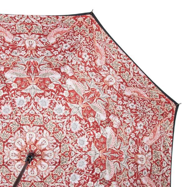 Фотографія Парасолька жіноча Fulton L856-041321 Morris & Co. Bloomsbury Strawberry Thief Indian Red L856-041321 - купити 92940 за 2 200 грн