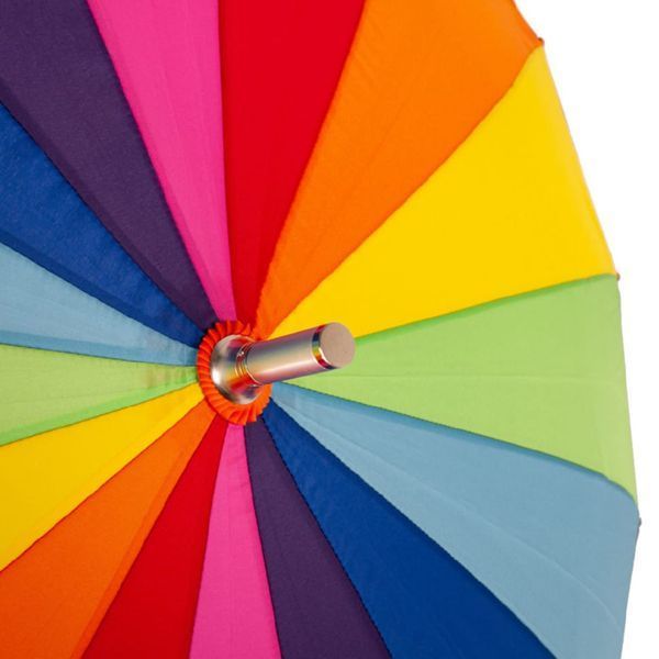 Фотографія Парасолька жіноча Fulton L909-040416 Heart Walker-1 Rainbow (Веселка) L909-040416 - купити 92710 за 1 950 грн