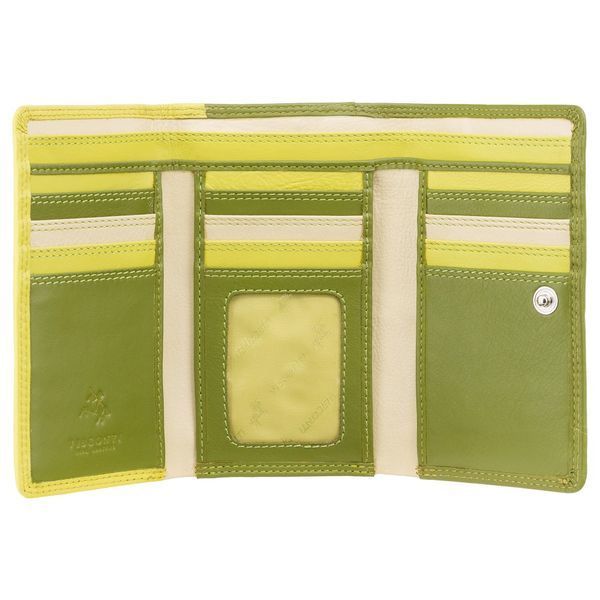 Фотографія Гаманець жіночий Visconti RB43 Bora c RFID (Lime Multi) RB43 LIME M - купити RB43 LIME M за 2 580 грн