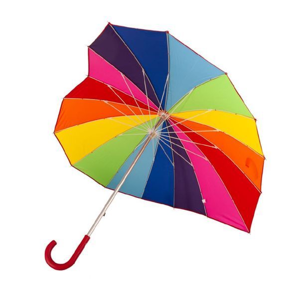 Фотографія Парасолька жіноча Fulton L909-040416 Heart Walker-1 Rainbow (Веселка) L909-040416 - купити 92710 за 1 950 грн