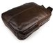 Класичний шкіряний дорожній рюкзак шоколадного кольору John McDee 7280C JD_7280C фото 7