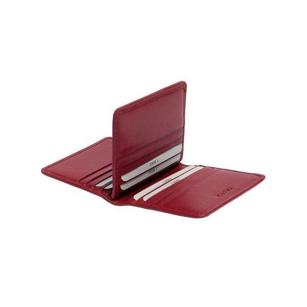 Фотографія Кредитниця шкіряна Cortina 5023 rosso червоний Cortina5023rosso - купити 84162 за 1 527 грн