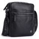 Чоловіча шкіряна сумка через плече Brampton London Crossflow Black (Чорний) 64405 BLK фото галерея 2