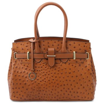 TL Bag - сумочка в шкіряній шкіряній шкіряній службі TL142120 COGNAC TL142120 фото