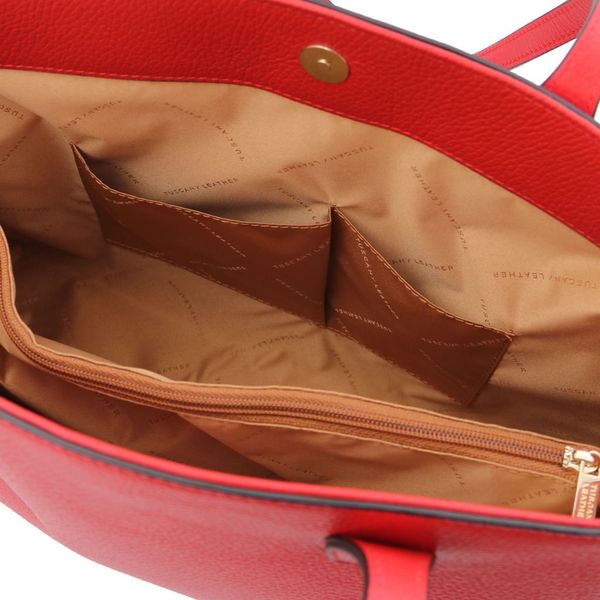 TL Bag - шкіряна сумка для покупок TL141828 Помада червона TL141828 фото