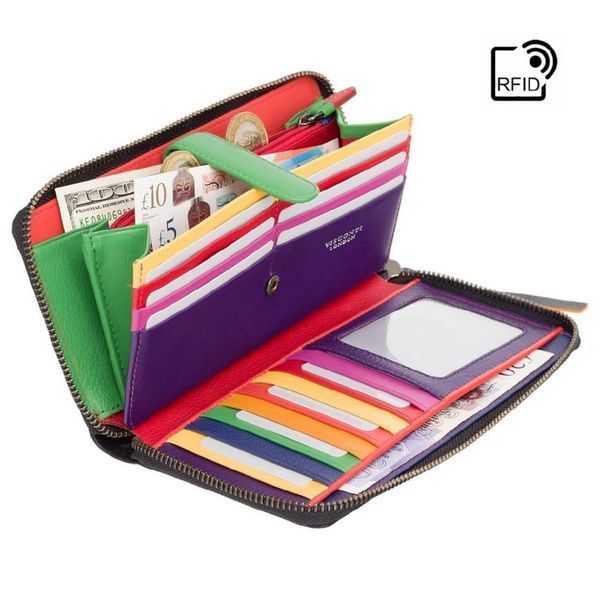 Фотографія Гаманець жіночий Visconti LV5 Passion c RFID (Black-Multi Love) LV5 BK MULTI - купити 92327 за 4 100 грн