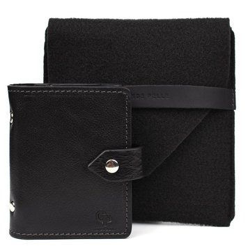 Фотографія Кардхолдер CardCase чорна шкіра Grande Pelle 311410 311410 - купити 91314 за 680 грн