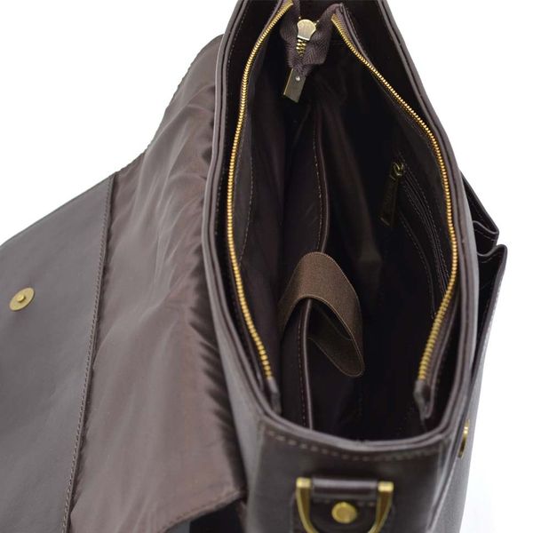 Діловий чоловічий портфель з натуральної шкіри RDС-3960-4lx TARWA темно-коричневий RH-3960-4lx фото
