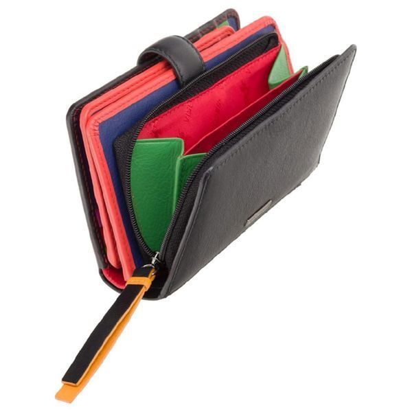 Фотографія Гаманець жіночий Visconti LV4 Crush c RFID (Black-Multi Love) LV4 BK MULTI - купити 92326 за 3 390 грн
