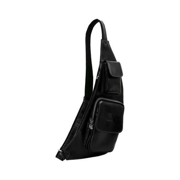 Сумка нагрудна, слінг, рюкзак на одне плече - The Monk - чорна Time Resistance 5232701 5232701 фото