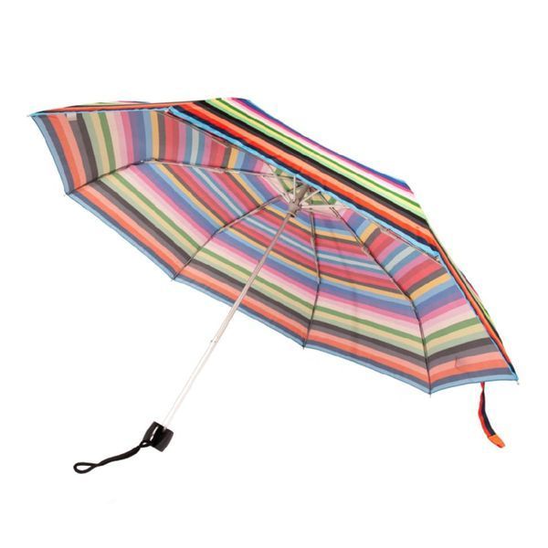 Фотографія Парасолька жіноча Fulton L354- Minilite-2 Retro Stripe (Ретро полоса) L354-040577 - купити 92705 за 1 590 грн