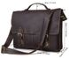 Чоловік шкіряний портфель, сумка для ноутбука, коричнева 7090R JD7090R фото 8