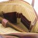 Urbino - Два відсіки шкіряного портфеля ноутбука з передньою кишеною TL141894 Темно -коричневий TL141894 фото галерея 8