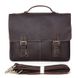 Чоловік шкіряний портфель, сумка для ноутбука, коричнева 7090R JD7090R фото 4