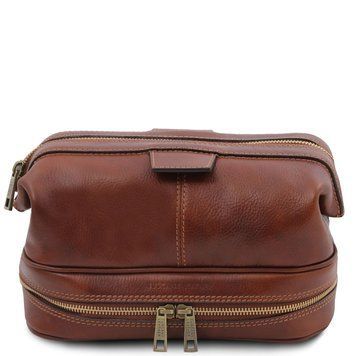 Фотографія Jacob - шкіряна косметичка TL Bag142204 коричнева TL142204 - купити 2204_1_1 за 5 508 грн