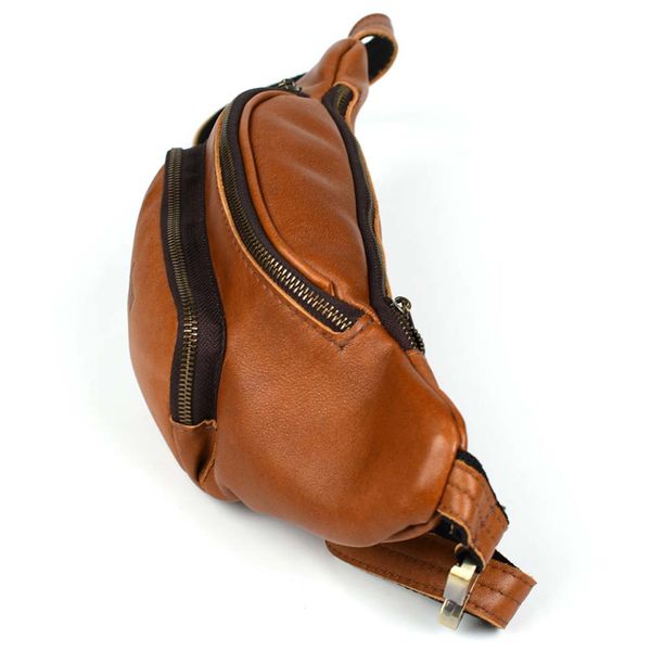 Стильна сумка на пояс бренду TARWA GB-3079-4lx у коньячному кольорі GB-3079-4lx фото
