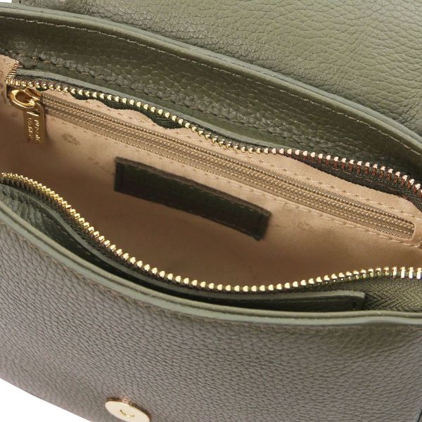 TL Bag - шкіряна сумка для плечей TL142218 Лісовий зелений TL142218 фото