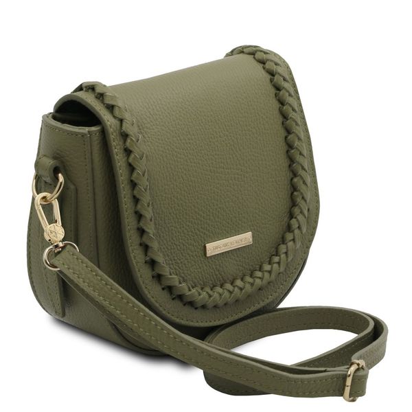 TL Bag - шкіряна сумка для плечей TL142218 Лісовий зелений TL142218 фото