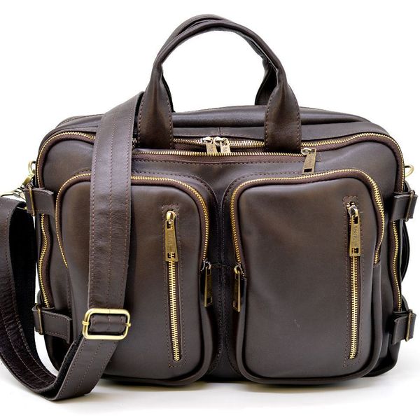 Чоловіча шкіряна сумка-рюкзак GC-7014-3md TARWA GC-7014-3md фото